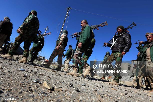 Iraqi autonomous Kurdish region's peshmerga forces and fighters from the Yazidi minority, a local Kurdish-speaking community which the Islamic State...