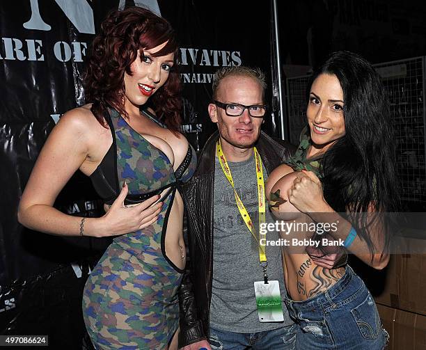 Medicated Pete" McHeffey of the Howard Stern Show attends Exxotica Day 1 at New Jersey Convention and Exposition Center on November 13, 2015 in...