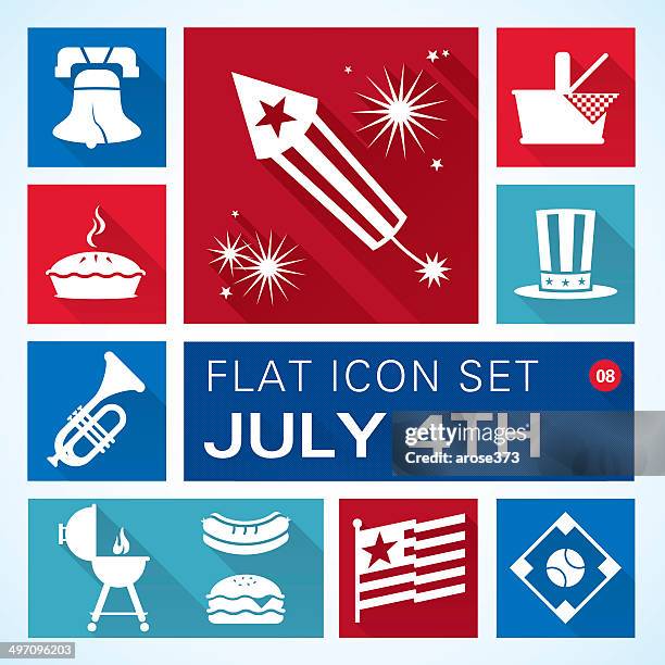 hd 8 independence day - apple pie stock-grafiken, -clipart, -cartoons und -symbole