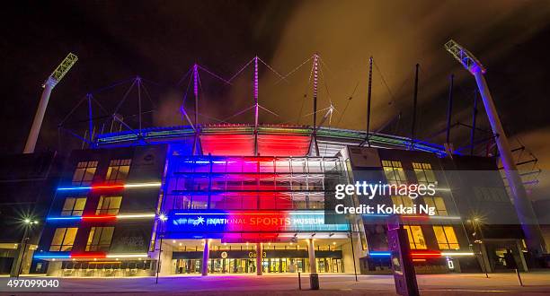 melbourne cricket ground - mcg melbourne stock-fotos und bilder