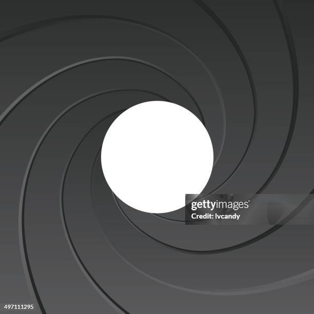 rifle - gun barrel stock illustrations