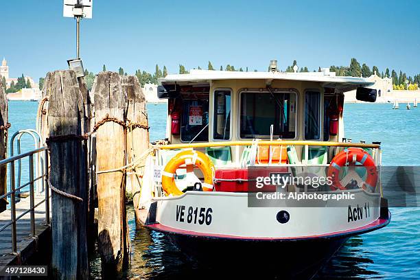 alilaguna water bus - venice airport stock pictures, royalty-free photos & images