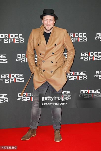 Martin Stange attends the 'Bridge of Spies - Der Unterhaendler' World Premiere In Berlin on November 13, 2015 in Berlin, Germany.