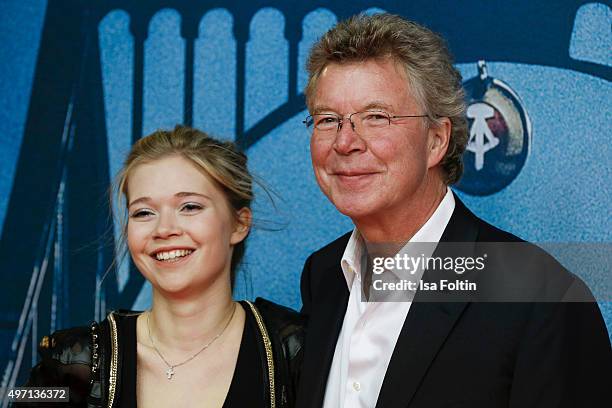 Farina Flebbe and Hans-Joachim Flebbe attend the 'Bridge of Spies - Der Unterhaendler' World Premiere In Berlin on November 13, 2015 in Berlin,...