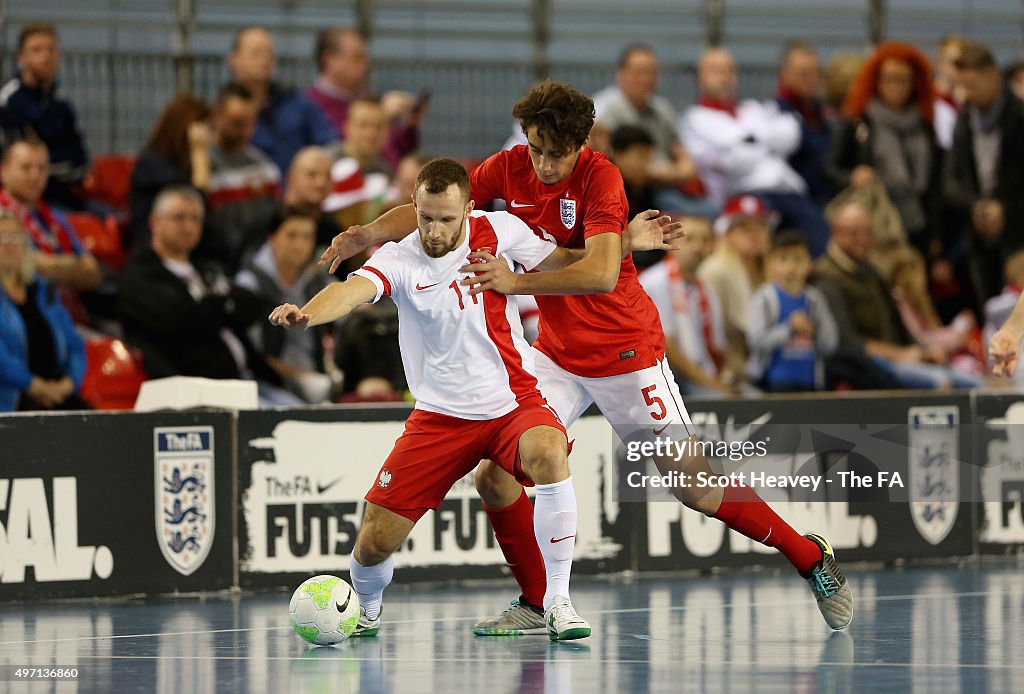 England v Poland: Futsal International