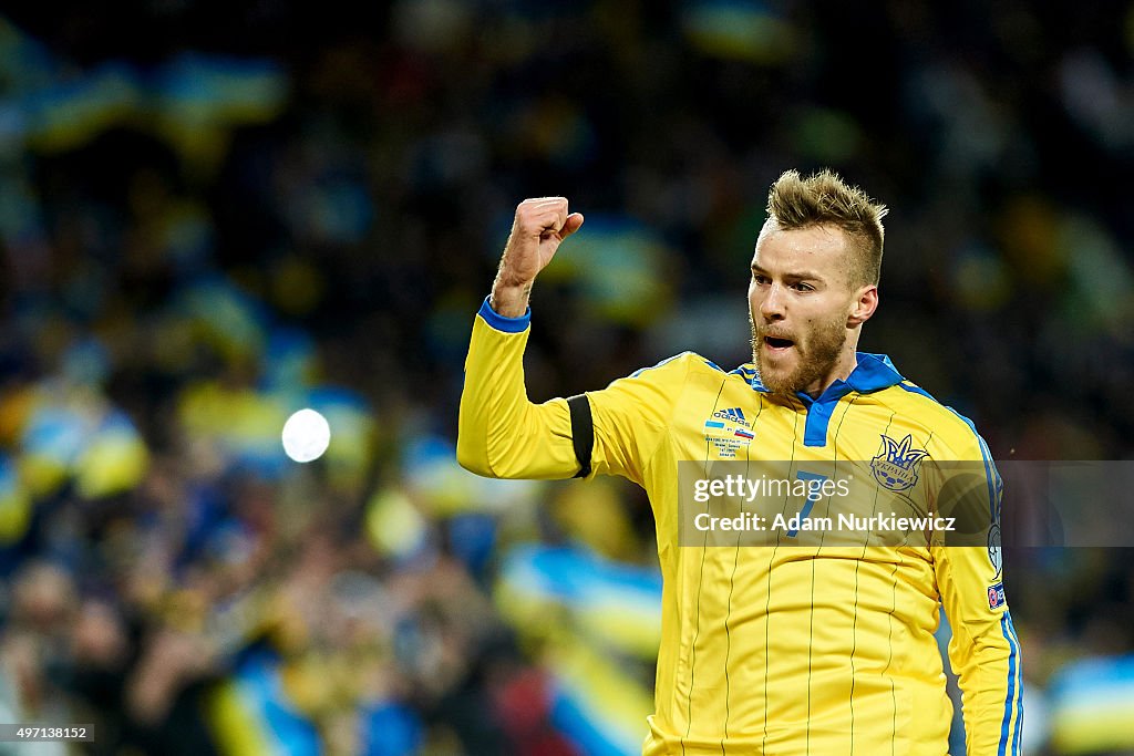 Ukraine v Slovenia - UEFA EURO 2016 Qualifier: Play-Off First Leg