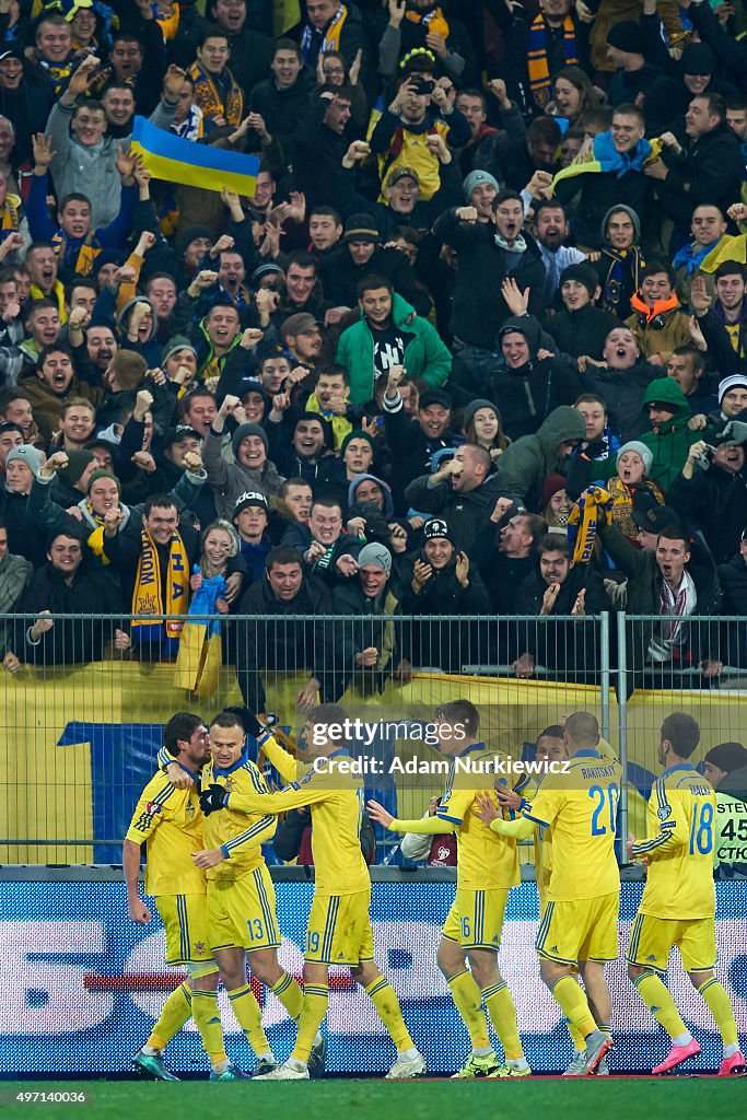 Ukraine v Slovenia - UEFA EURO 2016 Qualifier: Play-Off First Leg