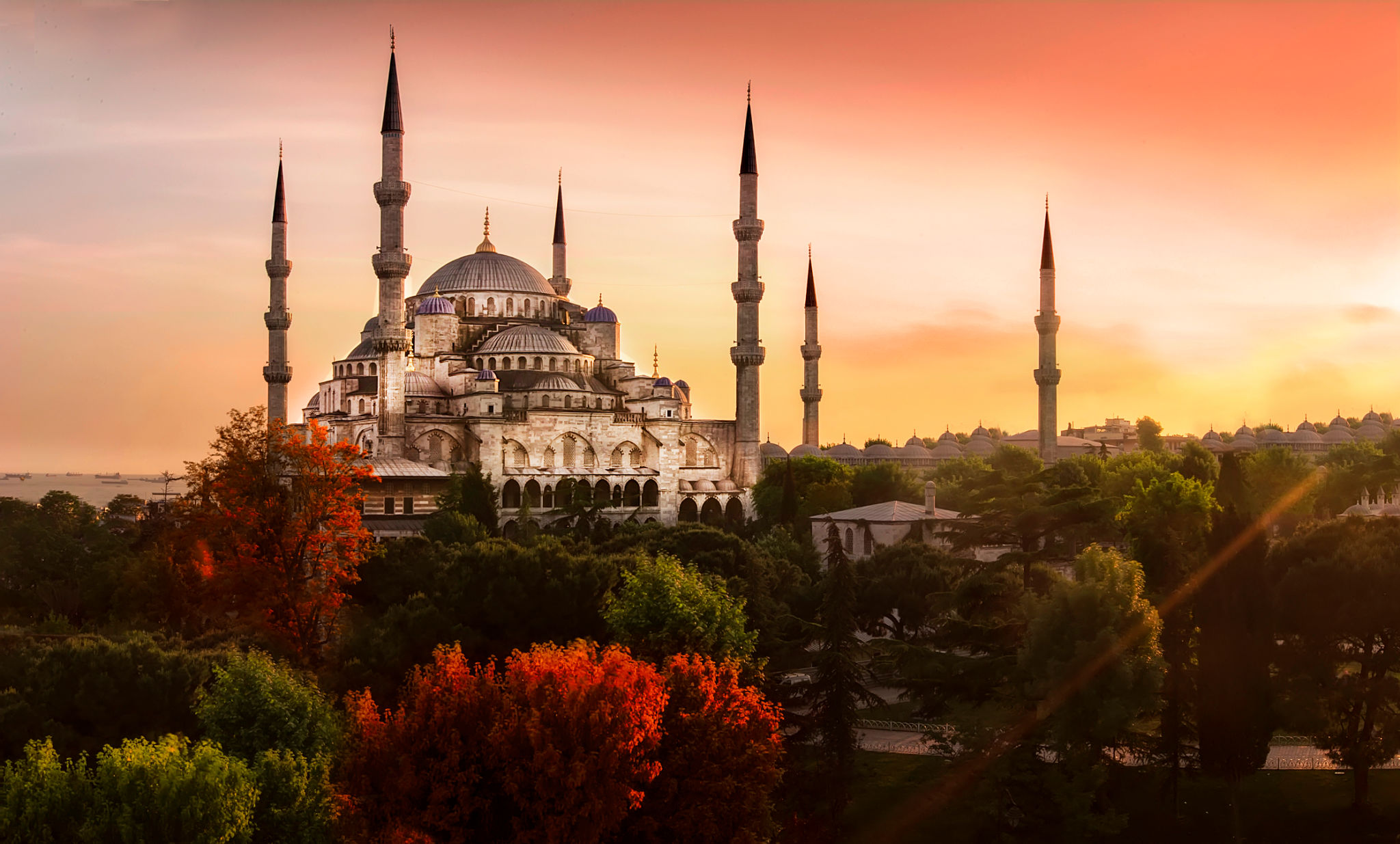 The Blue Mosque, officially the Sultan Ahmed Mosque in Turkiye The Blue Mosque, officially the Sultan Ahmed Mosque in Turkiye