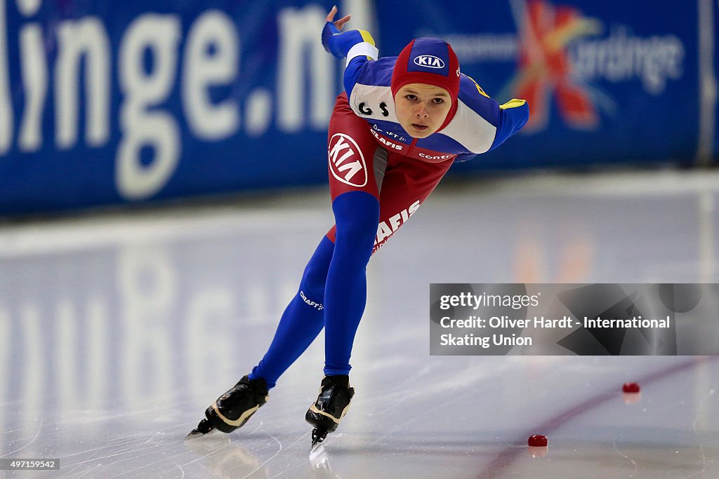 ISU Junior World Cup Speed Skating Groningen  - Day 1