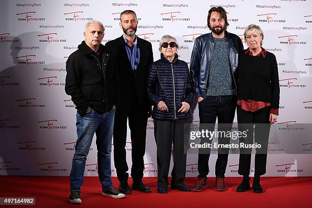 Hanif Kureishi, Ivan Cotroneo, Natalia Aspesi, Francesco Vezzoli and Piera Detassis attend the 'Gli Insospettabili' photocall during the 9th Roma...