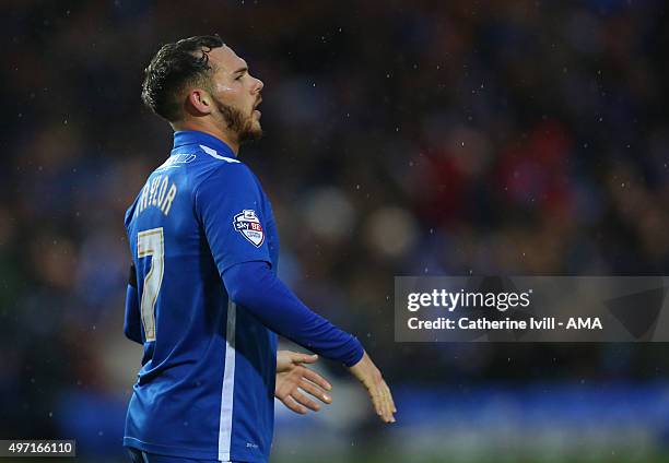 Jon Taylor of Peterborough United during the Sky Bet League One match between Peterborough United and Fleetwood Town at London Road Stadium on...