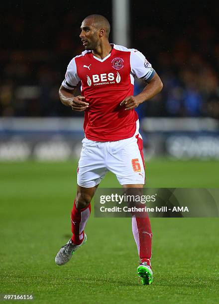 Nathan Pond of Fleetwood Town during the Sky Bet League One match between Peterborough United and Fleetwood Town at London Road Stadium on November...