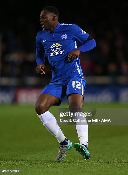 Ricardo Santos of Peterborough United during the Sky Bet League One match between Peterborough United and Fleetwood Town at London Road Stadium on...