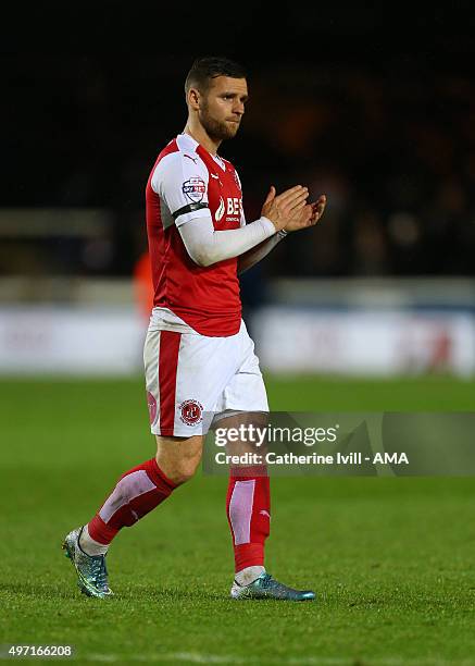 Jimmy Ryan of Fleetwood Town during the Sky Bet League One match between Peterborough United and Fleetwood Town at London Road Stadium on November...