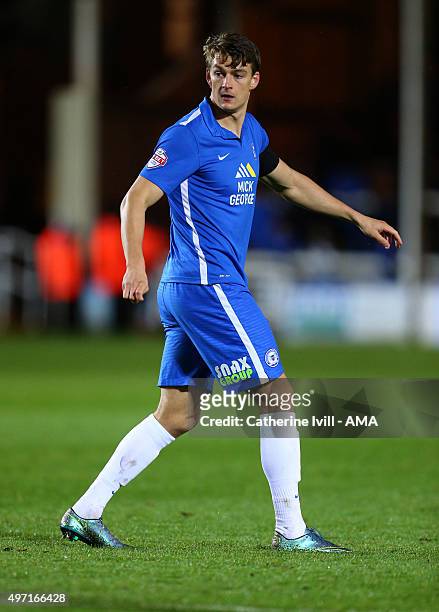 Andrew Fox of Peterborough United during the Sky Bet League One match between Peterborough United and Fleetwood Town at London Road Stadium on...