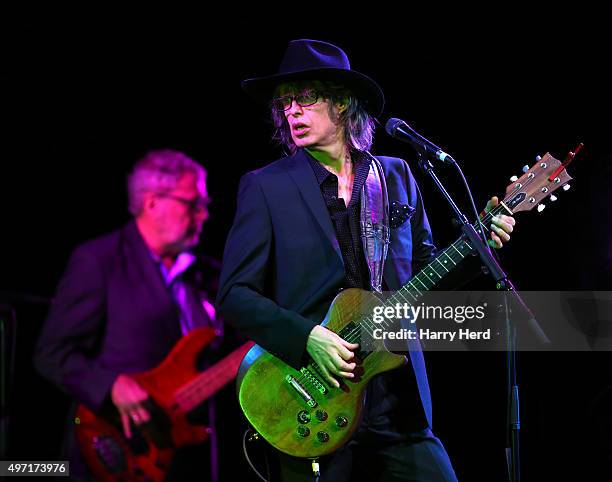 Mike Scott of The Waterboys performs at Portsmouth Guildhall on November 14, 2015 in Portsmouth, England.