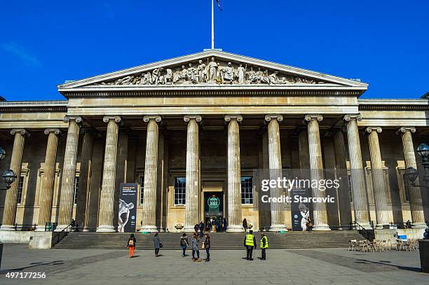 the british museum in london, uk - bloomsbury london stock pictures, royalty-free photos & images