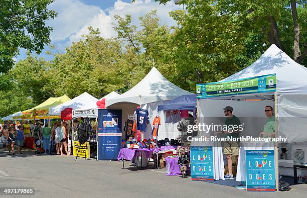 new west fest 2013, fort collins - fairground stall stock pictures, royalty-free photos & images