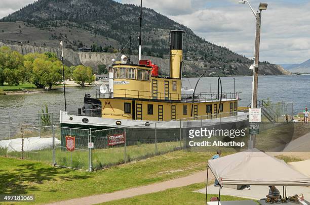 tug boat - penticton stock pictures, royalty-free photos & images