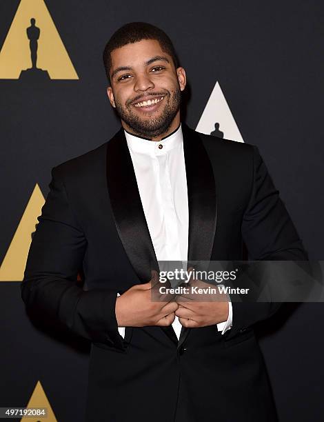 Actor O'Shea Jackson Jr. Attends the Academy of Motion Picture Arts and Sciences' 7th annual Governors Awards at The Ray Dolby Ballroom at Hollywood...