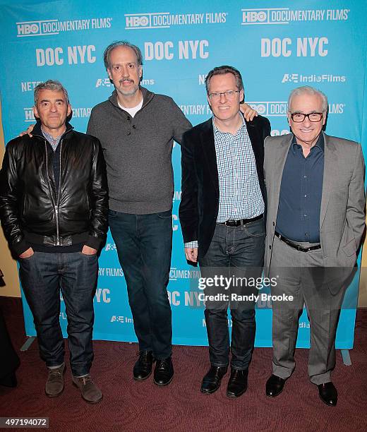 Associate Producer of the film Daniel Battsek, Film Director Kent Jones, artistic director Thom Powers and director, producer, screenwriter, actor,...