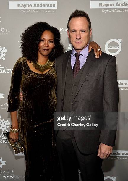 Actor Tom Verica and Kira Arne attend the 2015 Baby2Baby Gala presented by MarulaOil & Kayne Capital Advisors Foundation honoring Kerry Washington at...