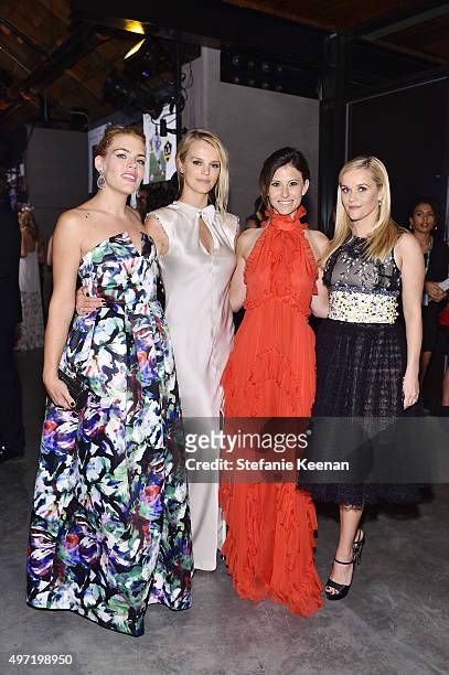 Actress Busy Philipps, co-presidents of Baby2Baby Kelly Sawyer Patricof, Norah Weinstein and actress Reese Witherspoon attend the 2015 Baby2Baby Gala...