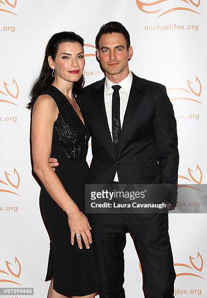 Julianna Margulies and Keith Lieberthal attend 2015 A Funny Thing Happened On The Way To Cure Parkinson's at The Waldorf=Astoria on November 14, 2015...