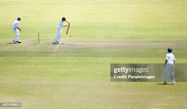 this was his chance to shine - cricket bat stockfoto's en -beelden