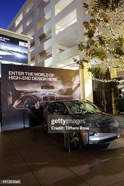 Sponsor signage on display during The Grove Christmas with Seth MacFarlane, presented by Citi. At The Grove on November 14, 2015 in Los Angeles,...