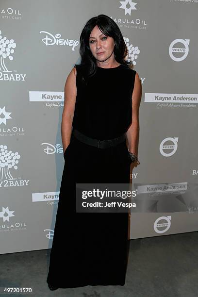 Actress Shannen Doherty attends the 2015 Baby2Baby Gala presented by MarulaOil & Kayne Capital Advisors Foundation honoring Kerry Washington at 3LABS...