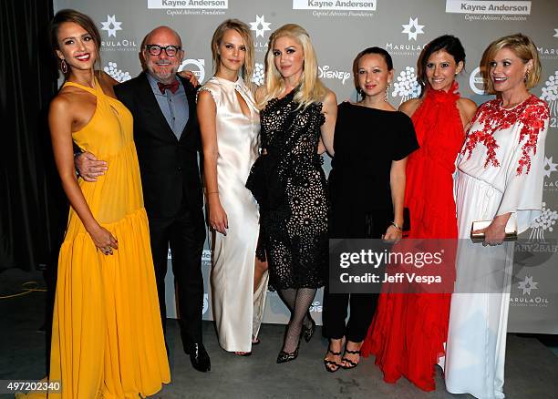 Gala chair member Jessica Alba, florist Eric Buterbaugh, B2B Co-President Kelly Sawyer Patricof, recording artist Gwen Stefani, designer Jennifer...