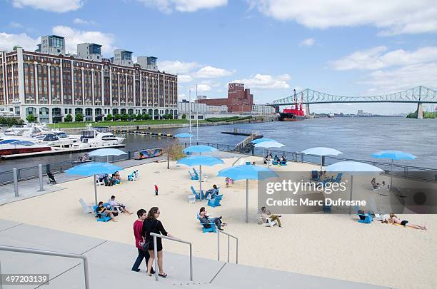 montreal clock tower quay beach - clock tower beach canada stock pictures, royalty-free photos & images