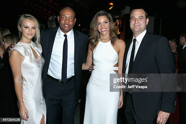 Baby2Baby Co-President Kelly Sawyer Patricof, NBA coach Doc Rivers, Callie Rivers and producer Jamie Patricof attend the 2015 Baby2Baby Gala...