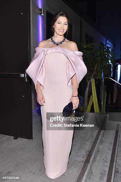 Actress Jessica Biel attends the 2015 Baby2Baby Gala presented by MarulaOil & Kayne Capital Advisors Foundation honoring Kerry Washington at 3LABS on...