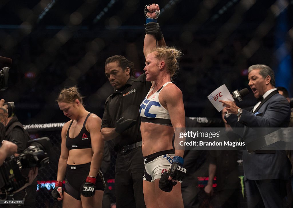 UFC 193: Rousey vs Holm