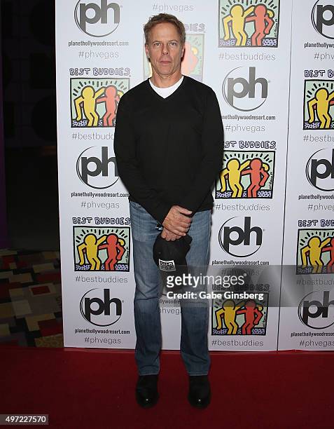 Actor Greg Germann attends the All In for Best Buddies celebrity poker tournament at Planet Hollywood Resort & Casino on November 14, 2015 in Las...