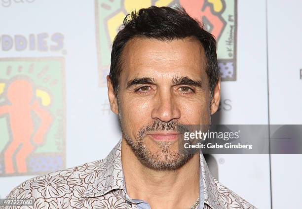 Actor Adrian Paul attends the All In for Best Buddies celebrity poker tournament at Planet Hollywood Resort & Casino on November 14, 2015 in Las...
