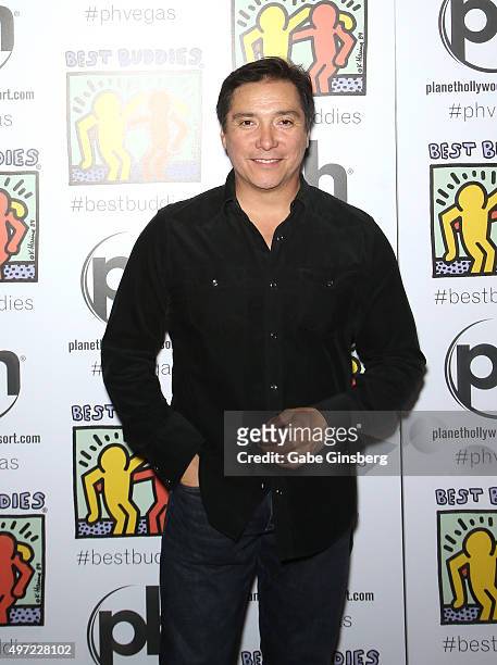 Actor Benito Martinez attends the All In for Best Buddies celebrity poker tournament at Planet Hollywood Resort & Casino on November 14, 2015 in Las...