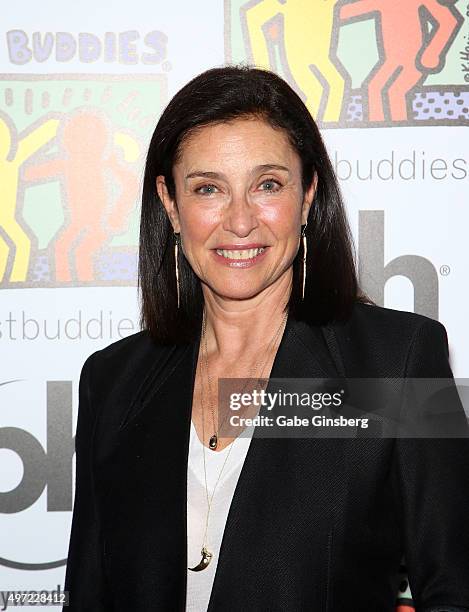 Actress Mimi Rogers attends the All In for Best Buddies celebrity poker tournament at Planet Hollywood Resort & Casino on November 14, 2015 in Las...