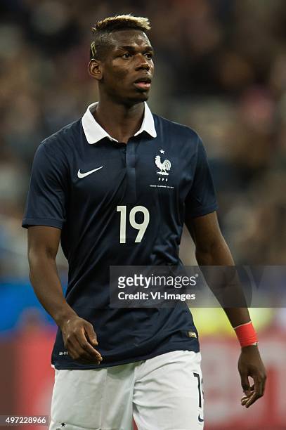 Paul Pogba of France during the International friendly match between France and Germany on November 13, 2015 at the Stade France in Paris, France.