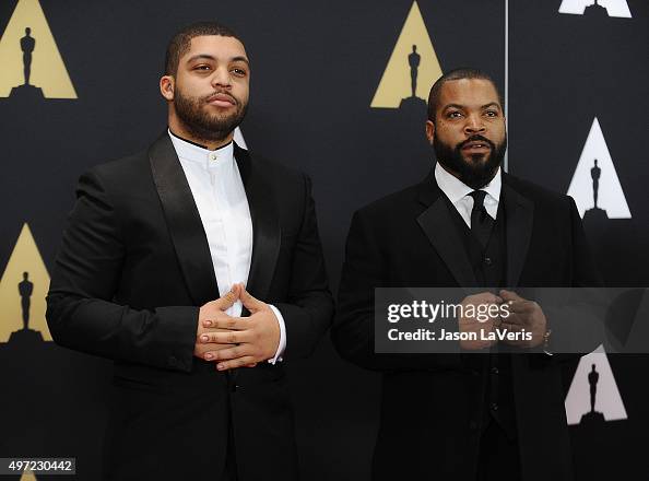Jackson Jr Rapper Actor O'Shea Jackson, Jr. and actor/ rapper Ice Cube attend the 7th ...