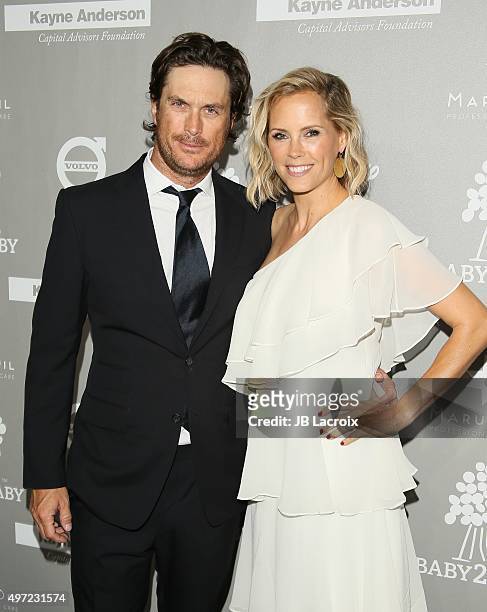 Erinn Bartlett and Oliver Hudson attend the 2015 Baby2Baby Gala presented by MarulaOil & Kayne Capital Advisors Foundation honoring Kerry Washington...