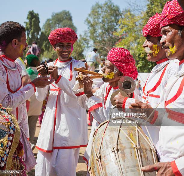 indiano banda - flauto dolce foto e immagini stock