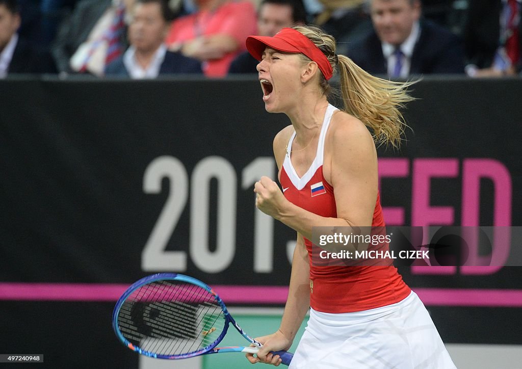 TENNIS-FEDCUP-CZE-RUS