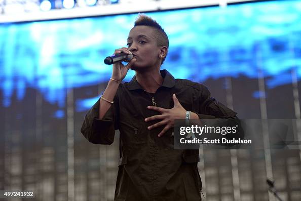 Sdkid Rapper Singer Syd tha Kid of The Internet performs onstage at Los Angeles ...