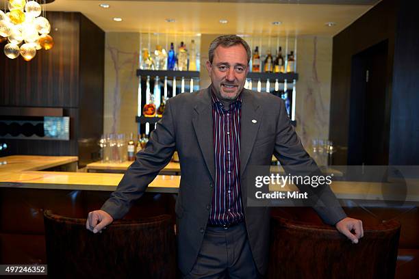 Mario Maccioni, owner of restaurant Le Cirque at Leela hotel, photographed on November 29, 2013 in Mumbai, India.