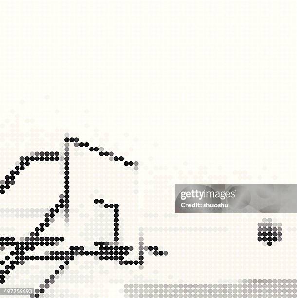 abstract polka dots basketball pattern background - abstract baseball background stock illustrations