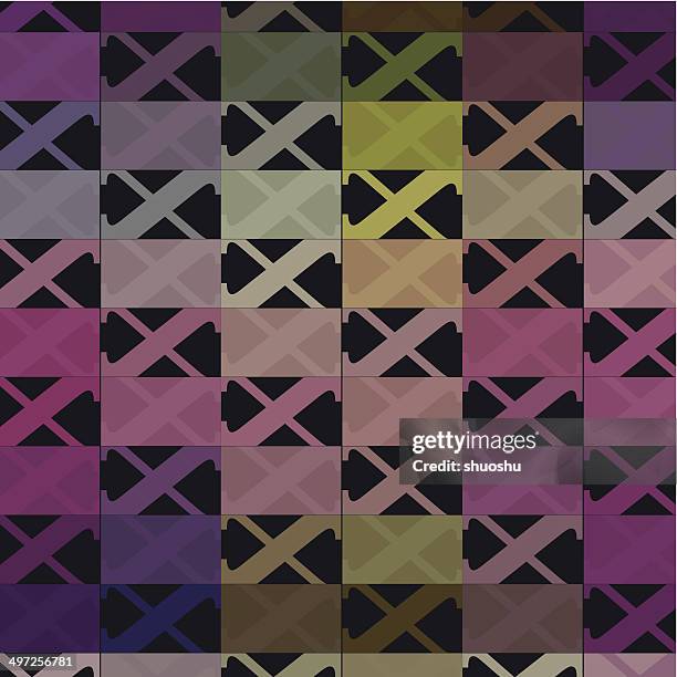 abstract color stripe pattern background - skill shortage stock illustrations