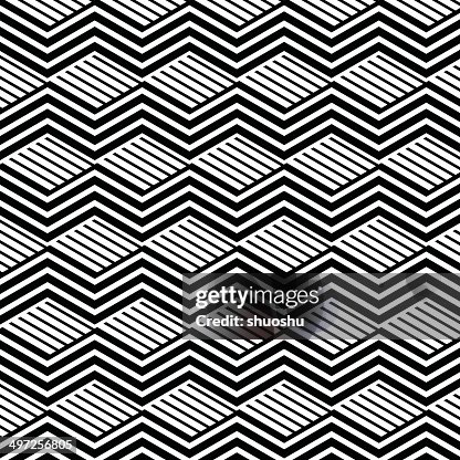 Abstract black and white wave stripe pattern background Abstract black and white wave stripe pattern background